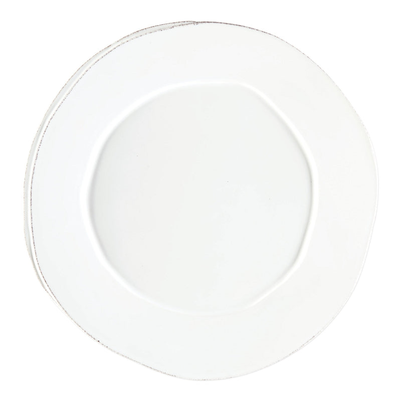 Lastra White Round Platter