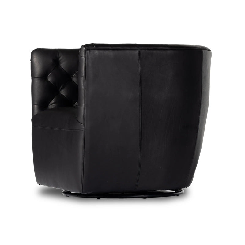 Hanover Swivel Chair - leather