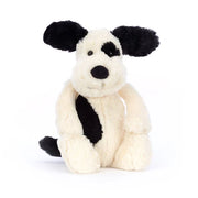 Bashful Puppy Black & Cream