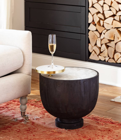 Theo Accent Table (Ebony)