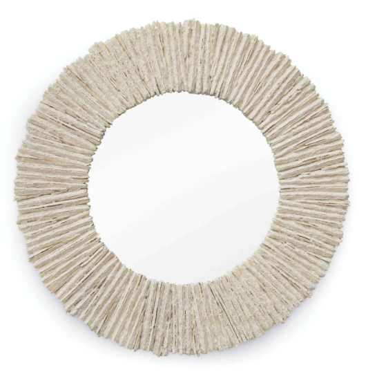 Slate Mirror Round (Natural)