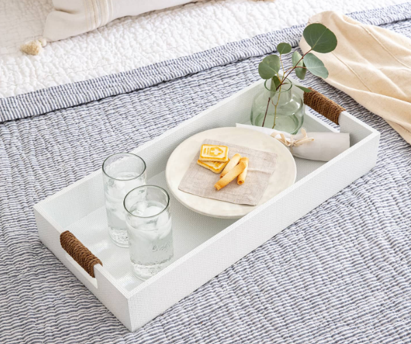 Logia Rectangle Tray Small (White)