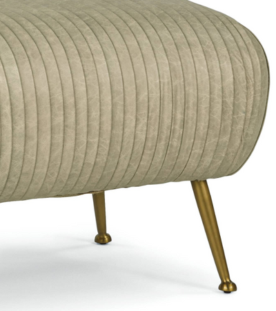 Beretta Leather Bench (Cappuccino)