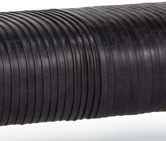 Beretta Leather Bench (Modern Black)