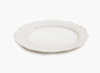 Dinner Plate White Silhouette Set of 4