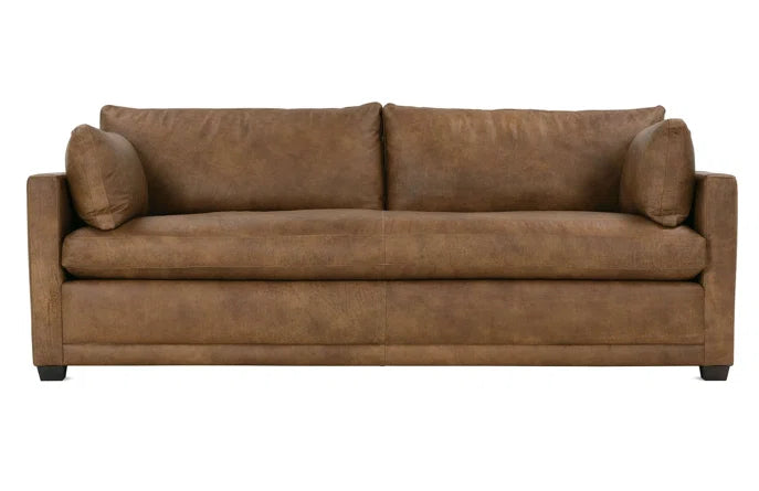 Sylvie Bench Seat Sofa in Leather