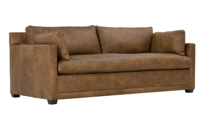 Sylvie Bench Seat Sofa in Leather