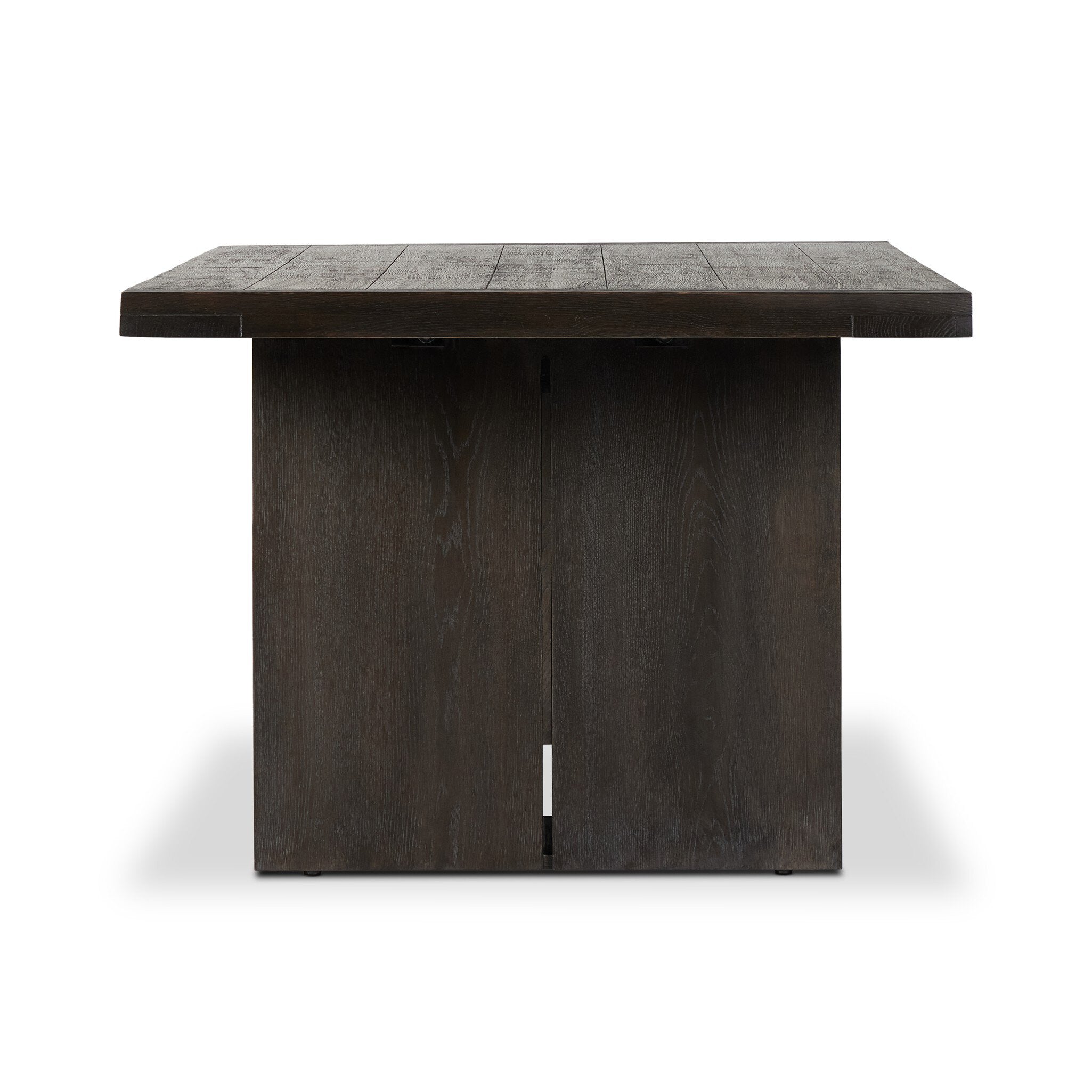 Warby Dining Table - Worn Black Veneer