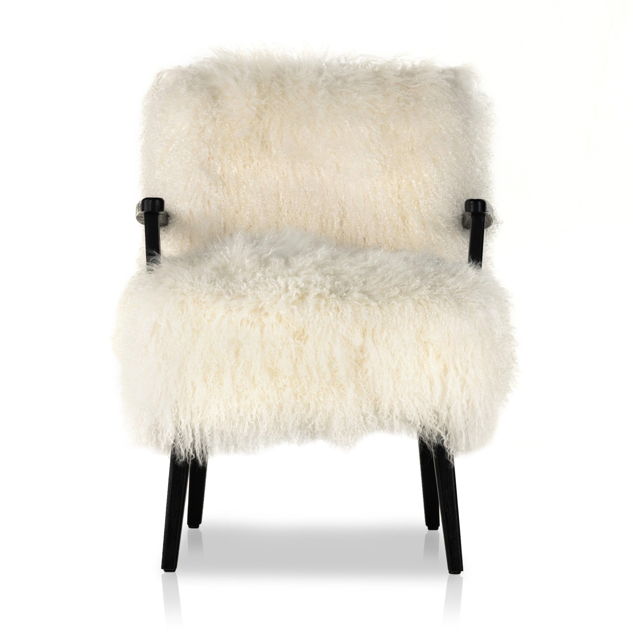 Ashland Armchair - Mongolia Cream Fur