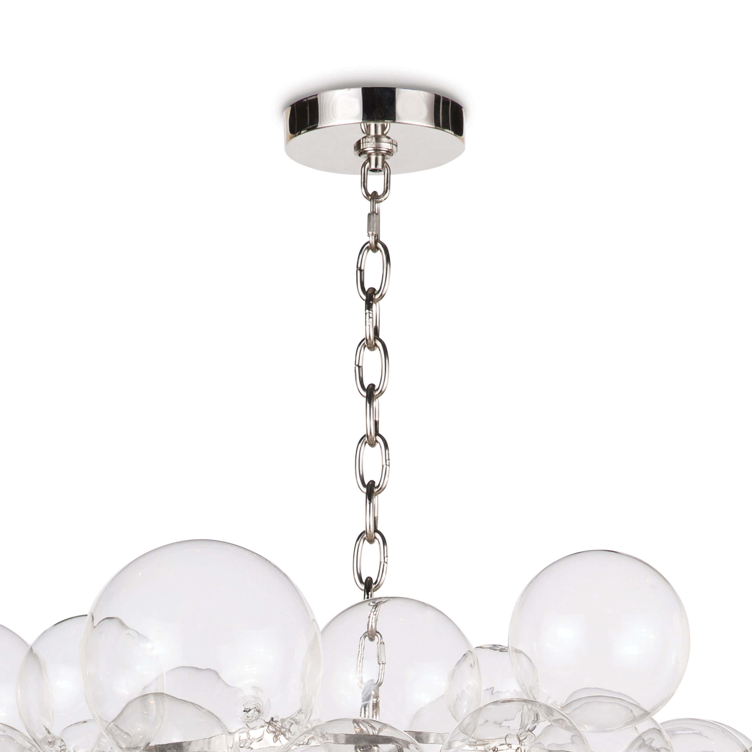 Nimbus Glass Chandelier (Clear)
