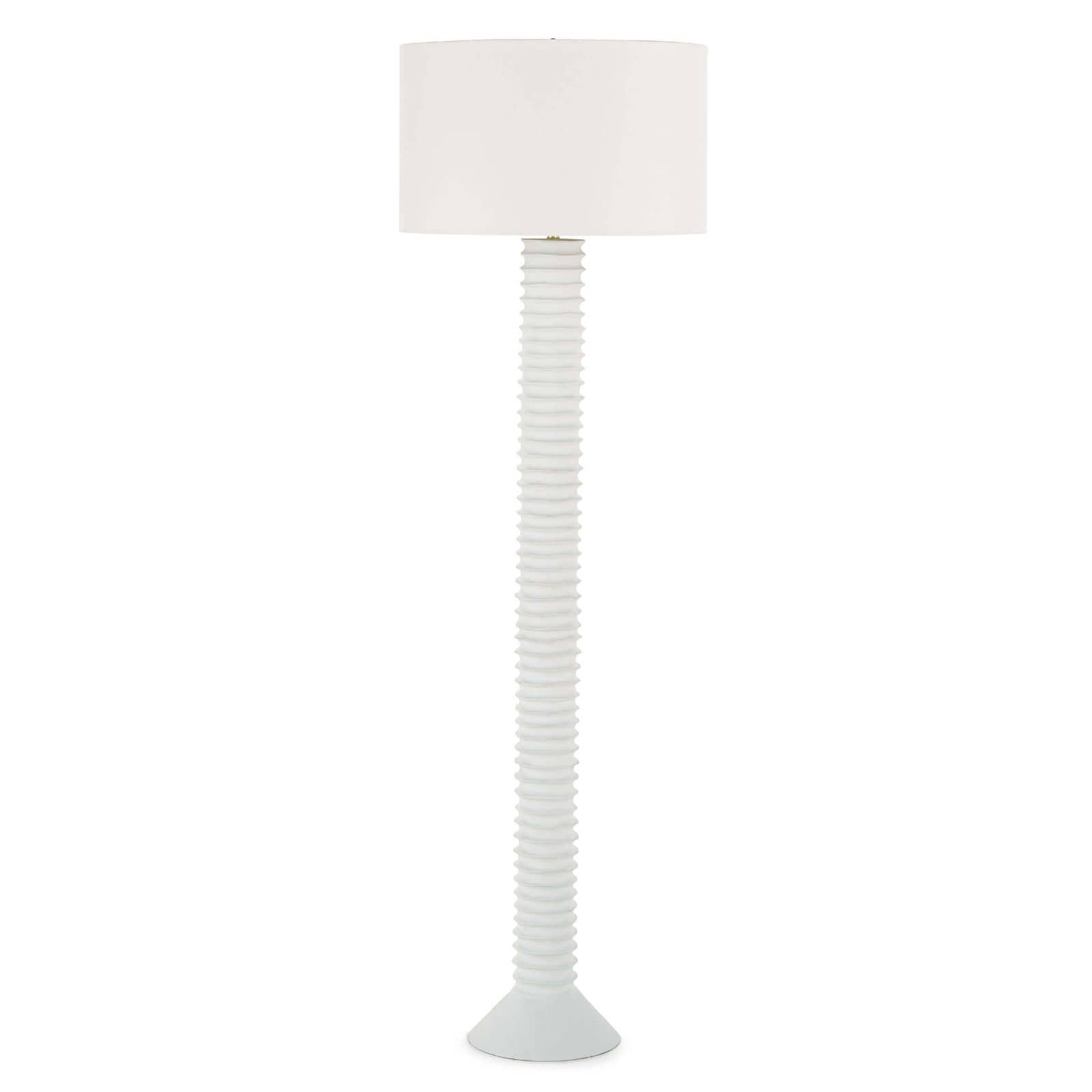 Nabu Metal Floor Lamp (White)