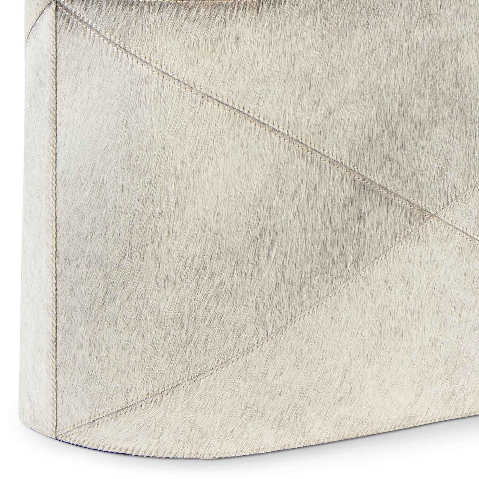 Andres Hair on Hide Basket (Grey)