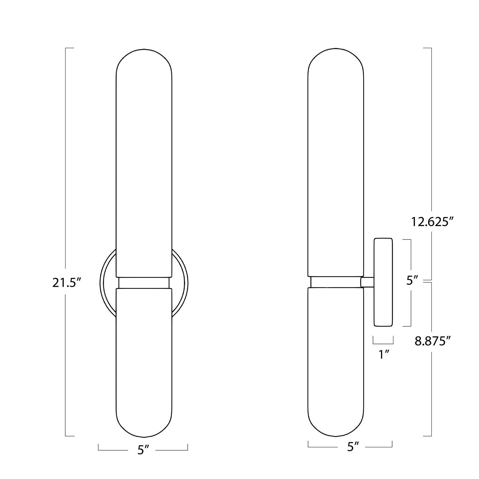Salon Sconce Large (Oil Rubbed Bronze)