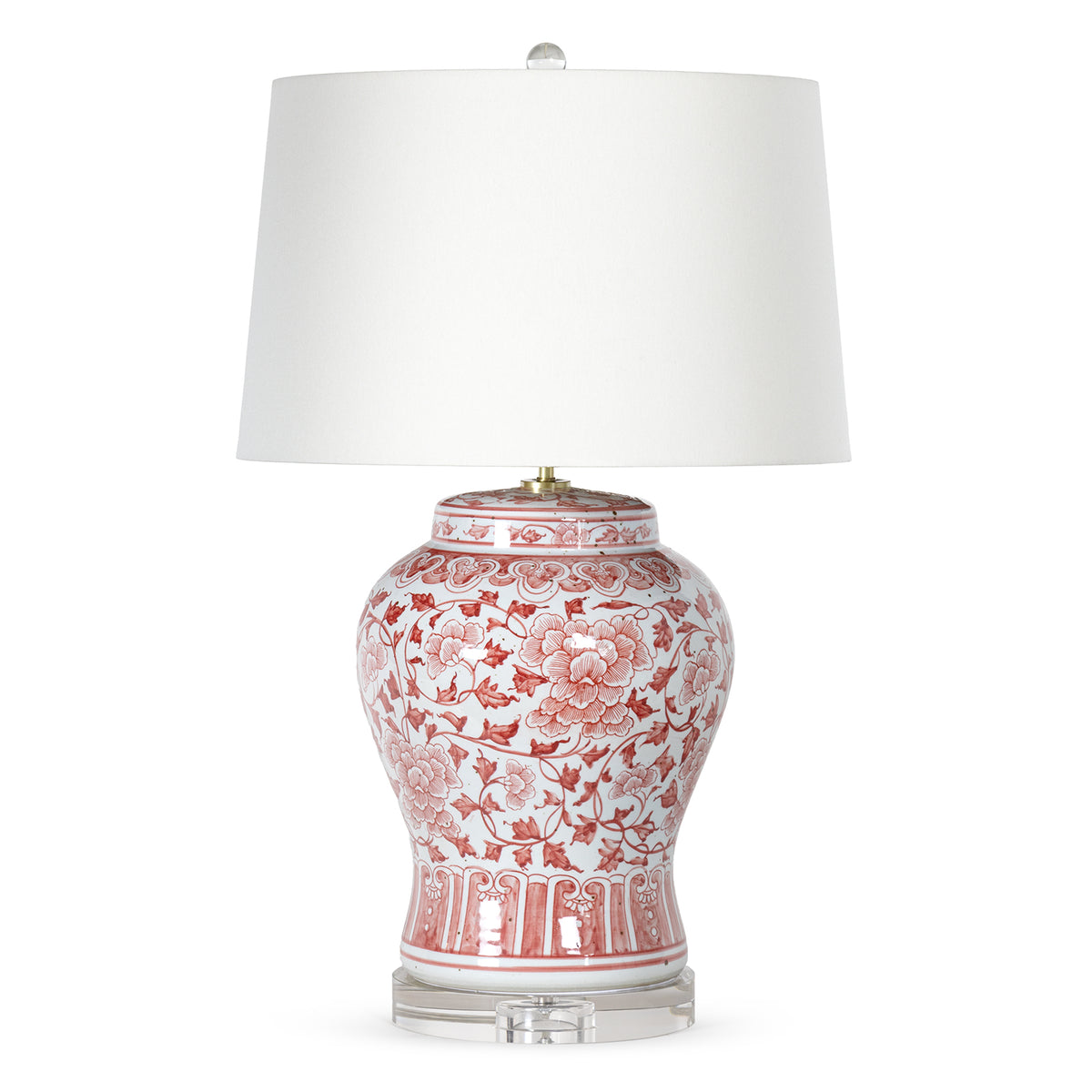 Briar Ceramic Table Lamp (Red)