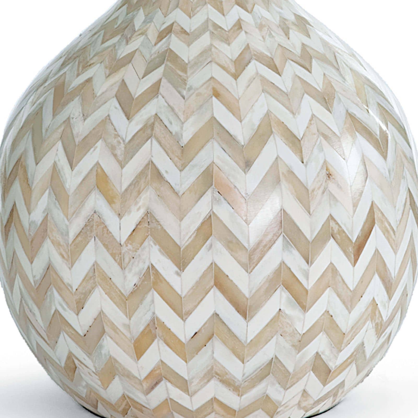 Chevron Bone Table Lamp (Natural)