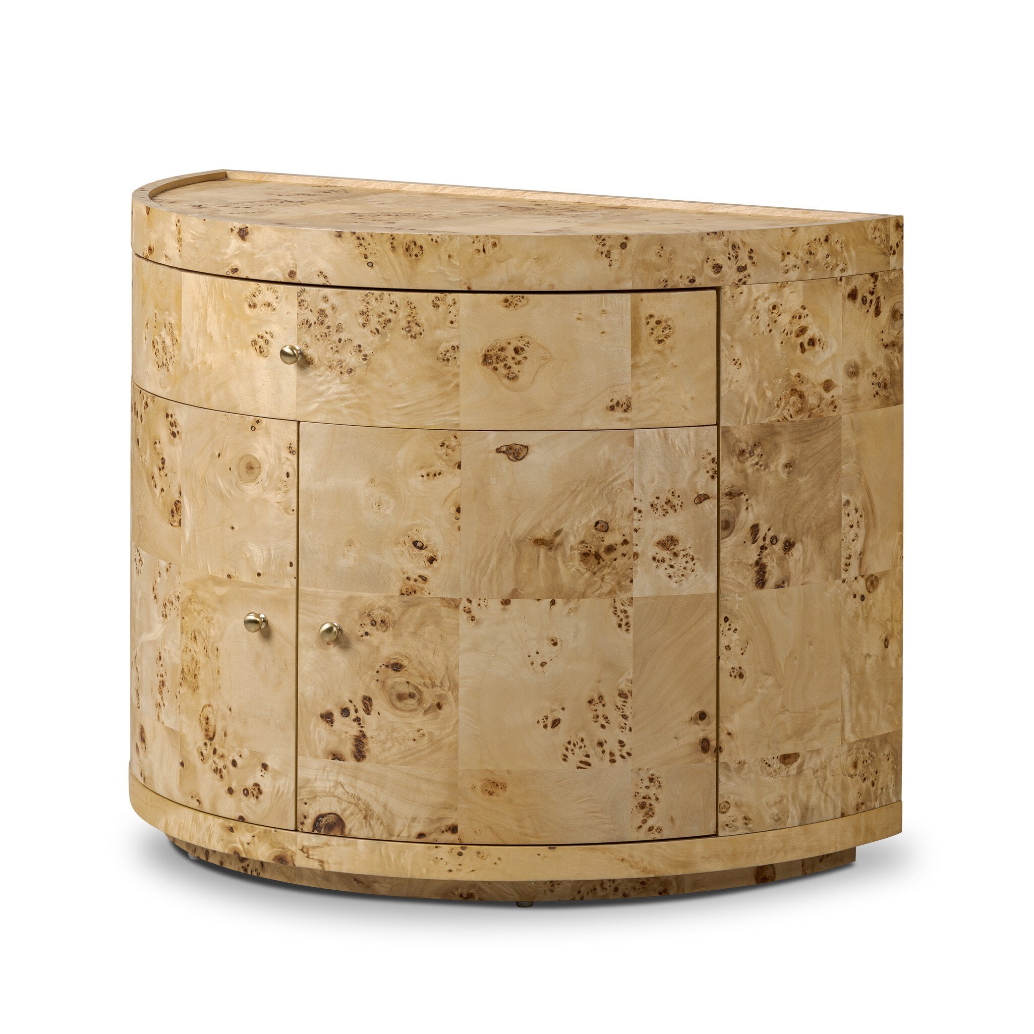 Ashton Nightstand - Natural Poplar Burl