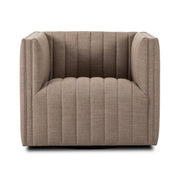Augustine Swivel Chair - Crypton Nomad Taupe