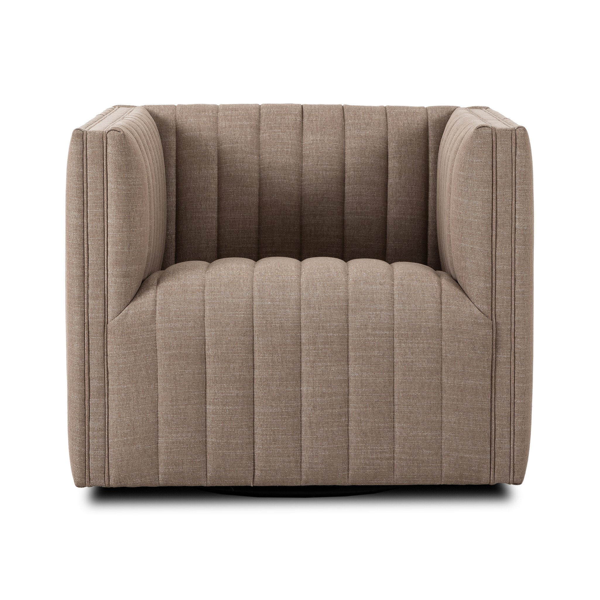 Augustine Swivel Chair - Crypton Nomad Taupe