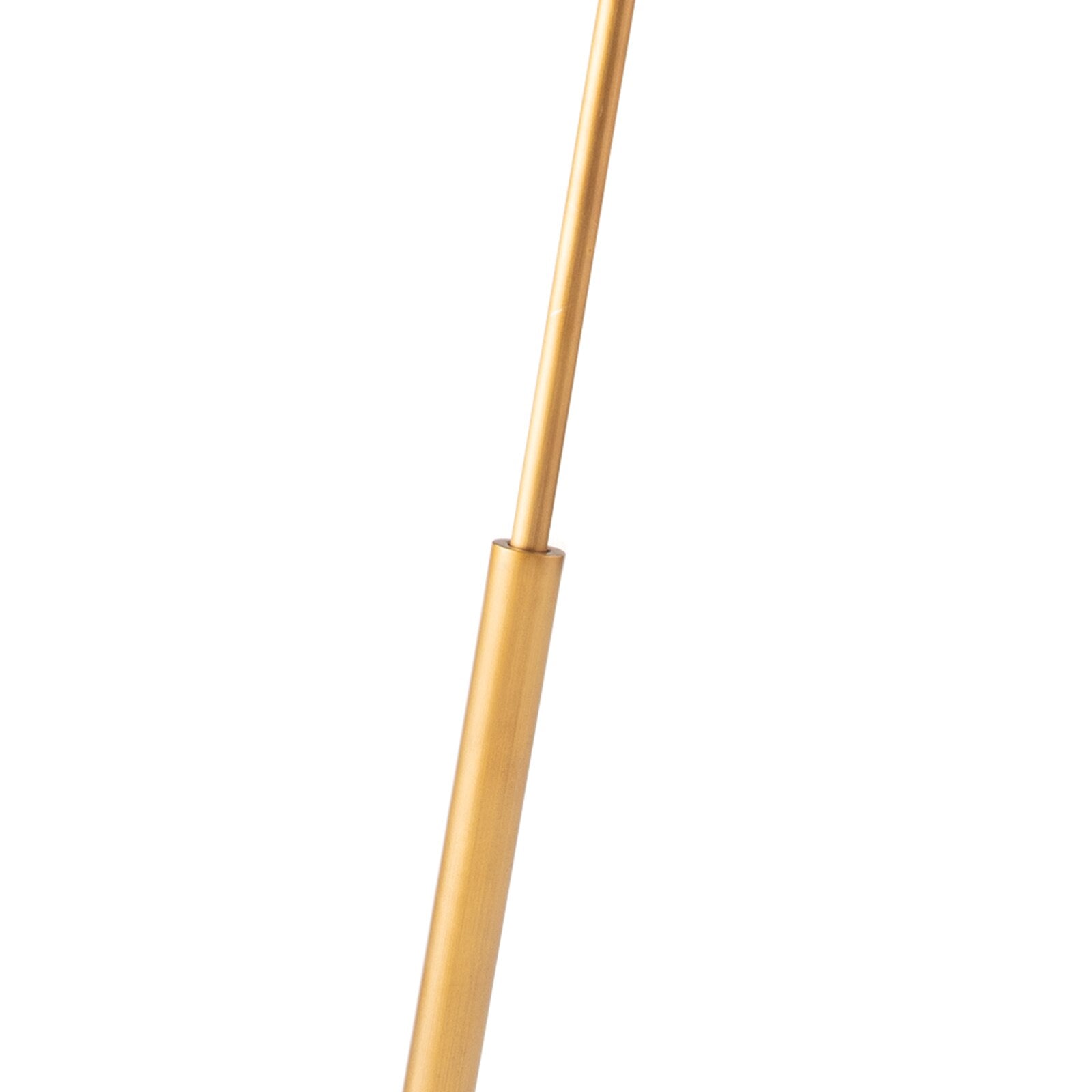 Spyder Floor Lamp Spyder Floor Lamp (White and Natural Brass)