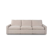 Tillery Power Recliner 3-Piece Sectional - Laken Stone