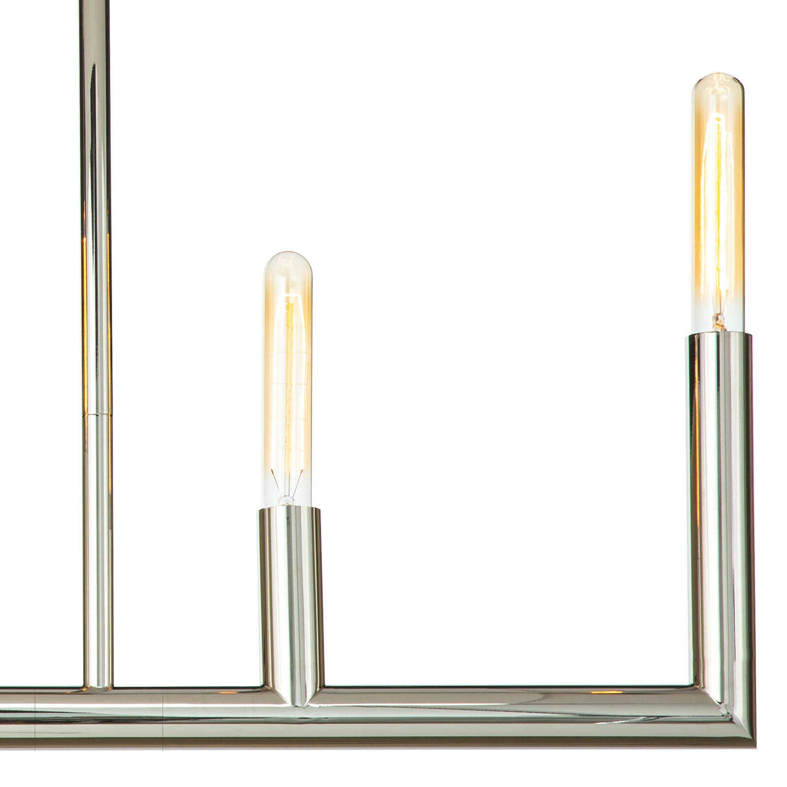 Wolfe Linear Chandelier (Polished Nickel)