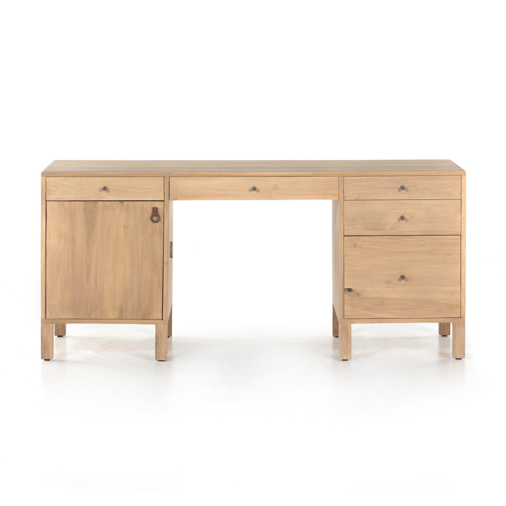 Isador Executive Desk - Dry Wash Poplar