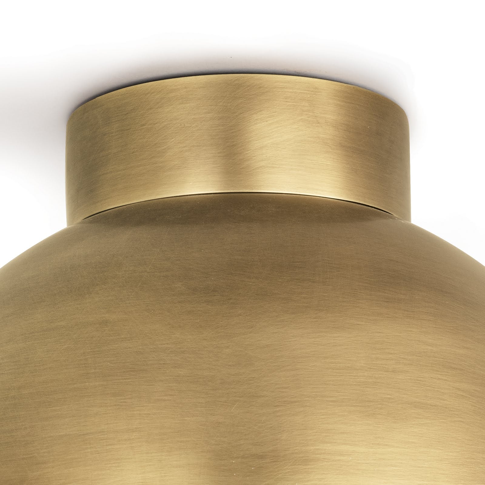 Montreux Flush Mount (Natural Brass)