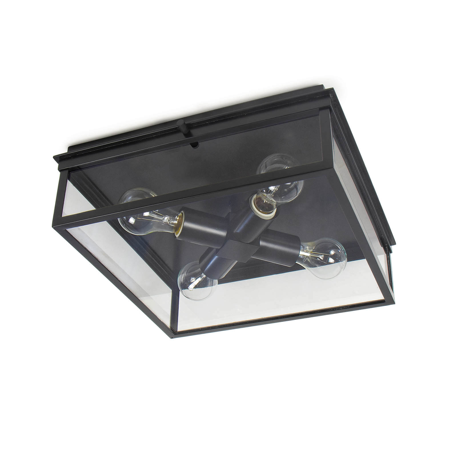 Sydney Outdoor Flush Mount (Black)
