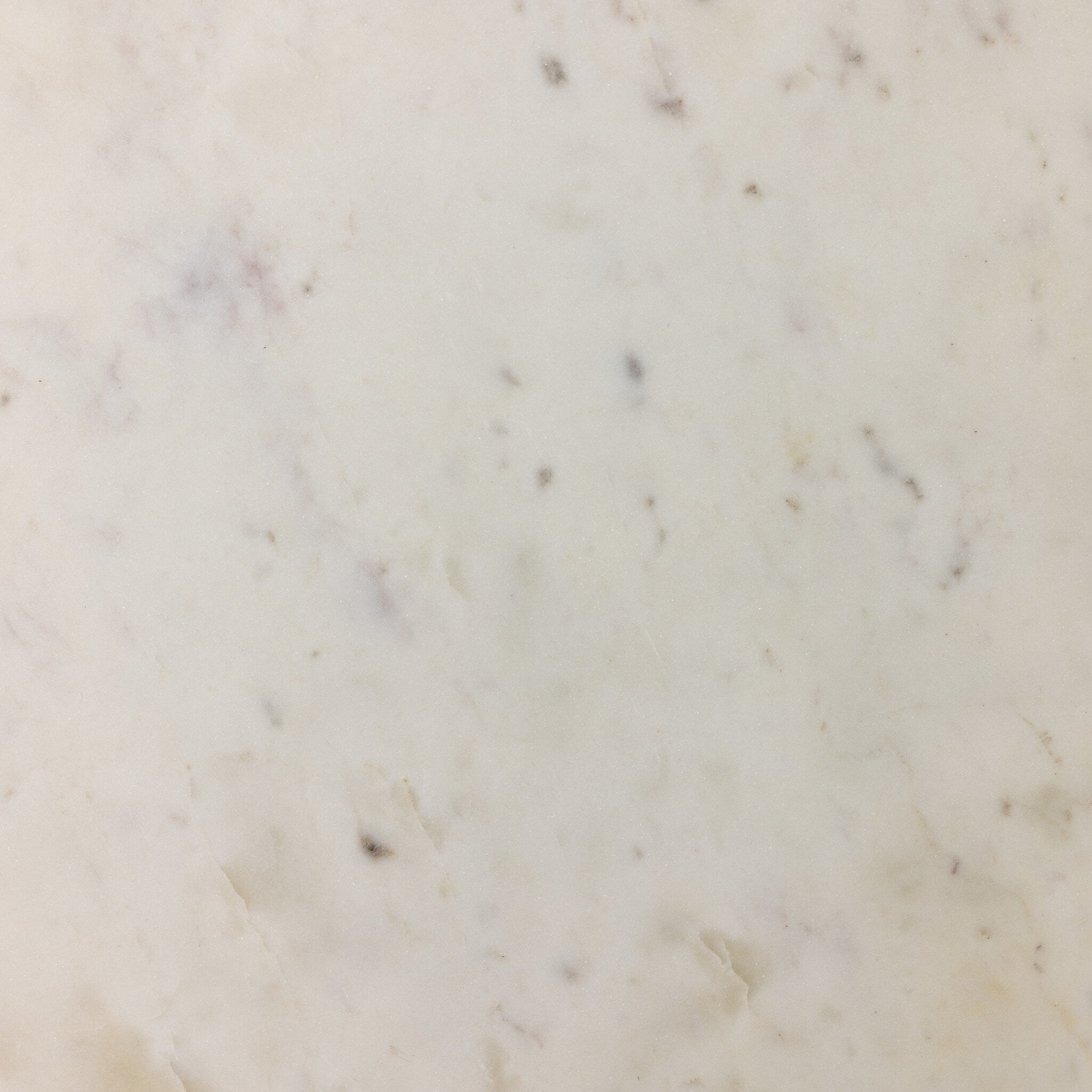 Neda End Table - Polished White Marble