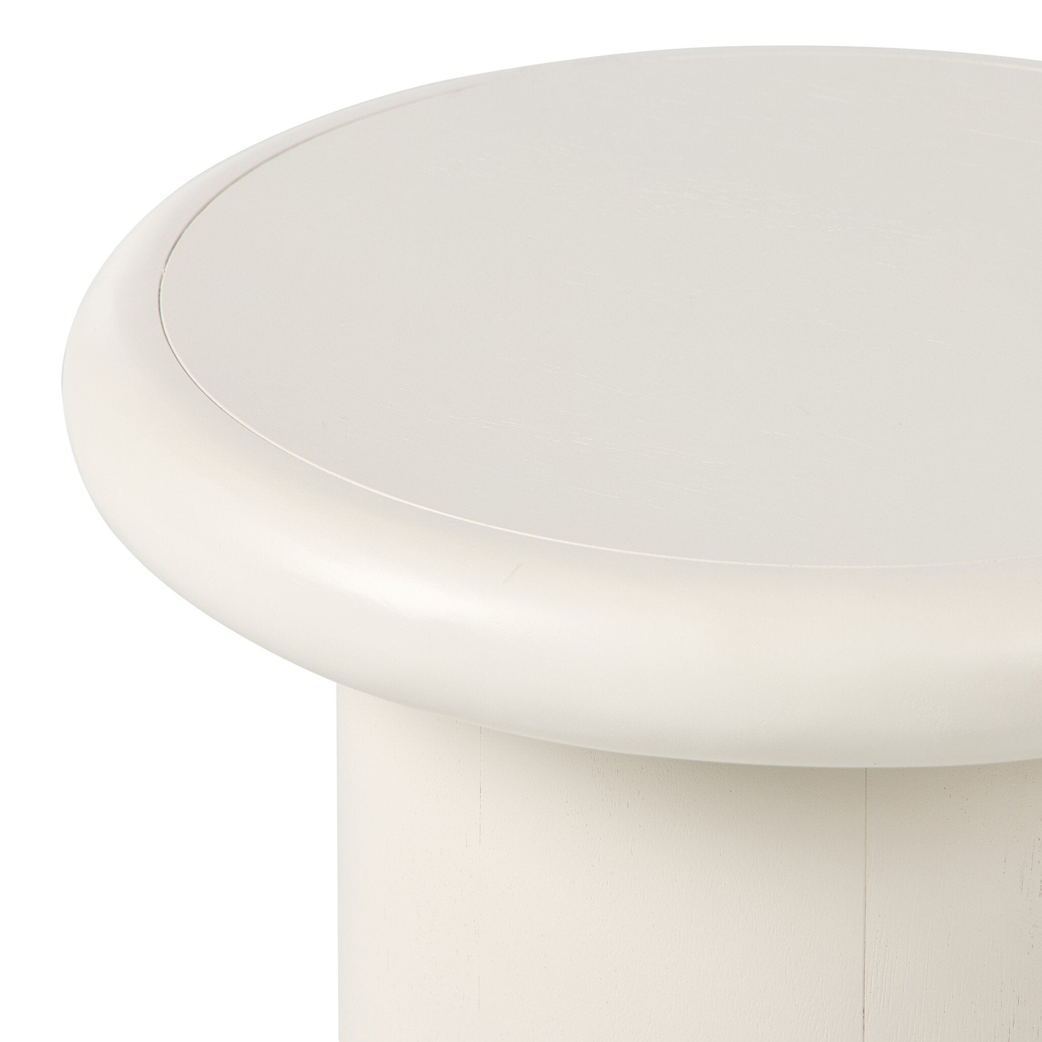 Zach End Table - Tofu Solid