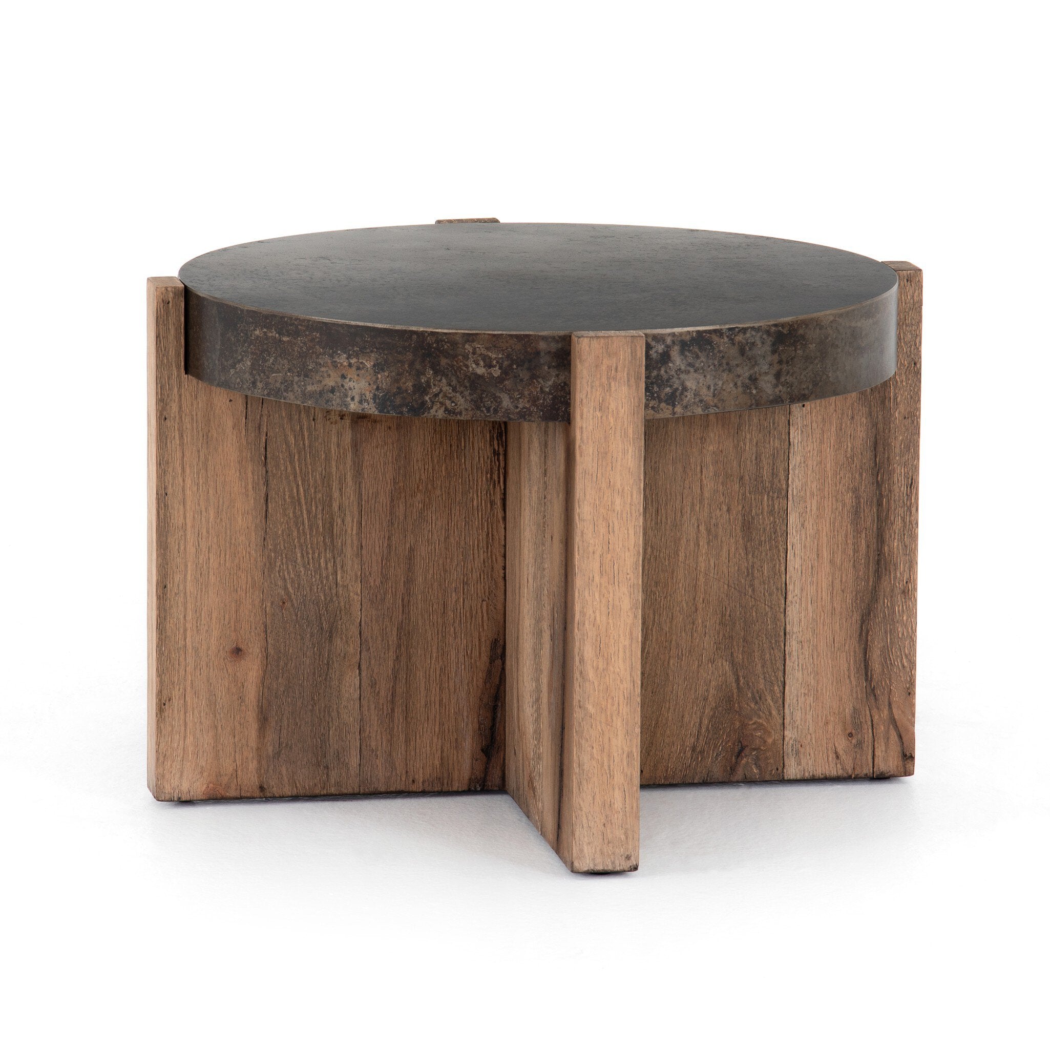 Bingham End Table - Rustic Oak Veneer