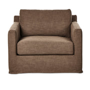 Hampton Slipcover Swivel Chair - Antwerp Cafe