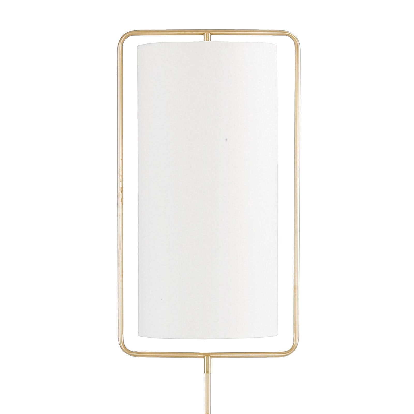 Geo Rectangle Floor Lamp (Natural Brass)