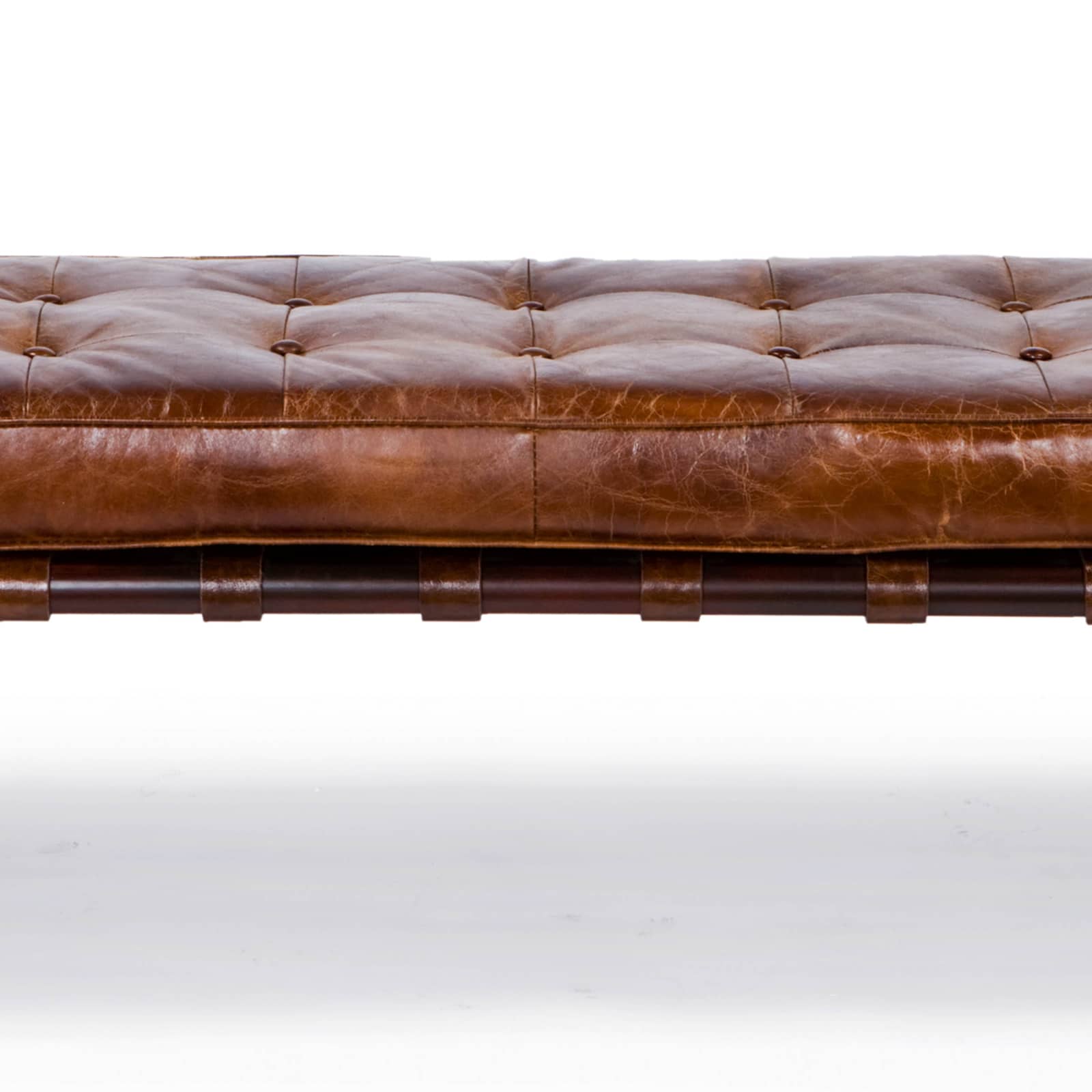 Tufted Gallery Bench (Cigar)
