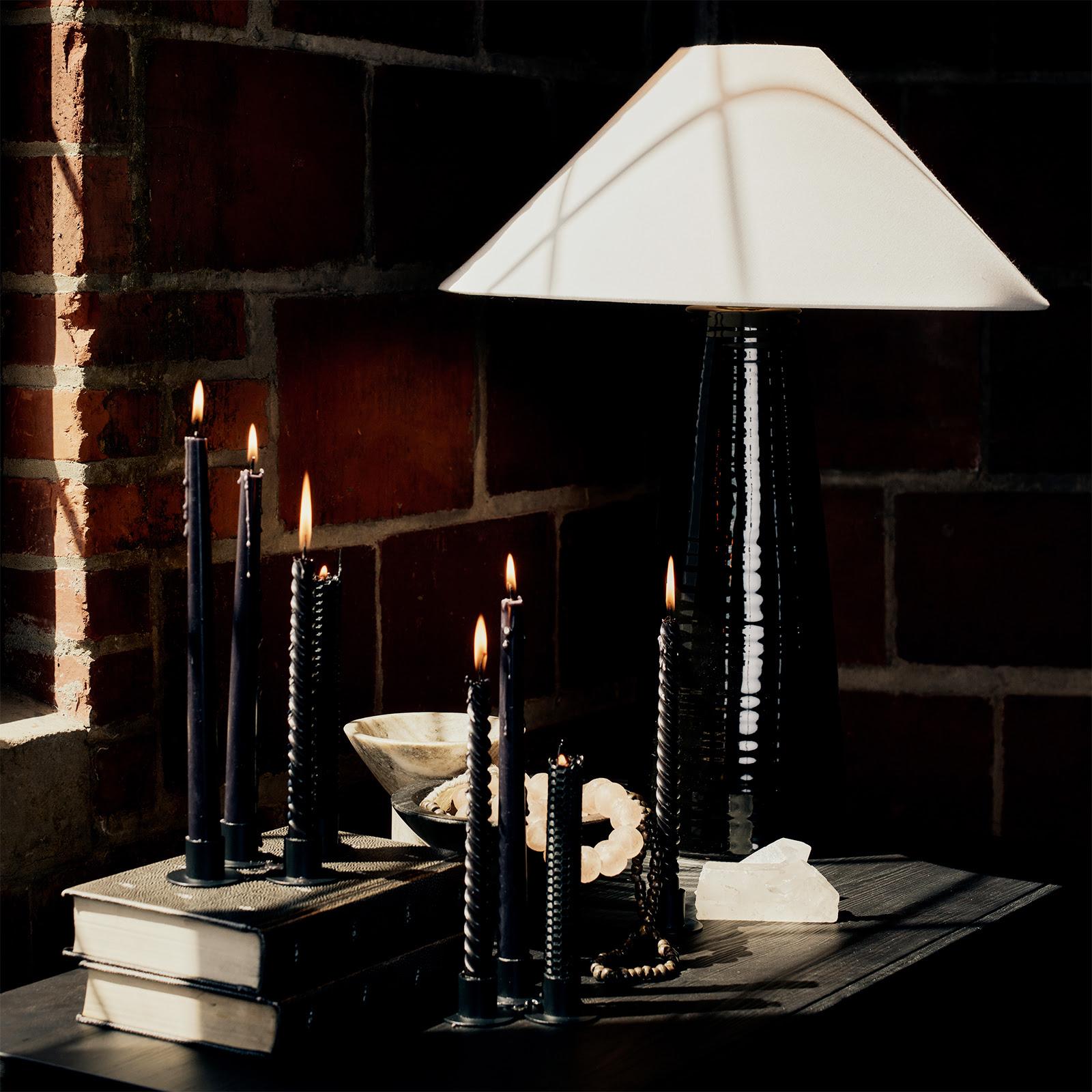 Koda Ceramic Table Lamp (Black)