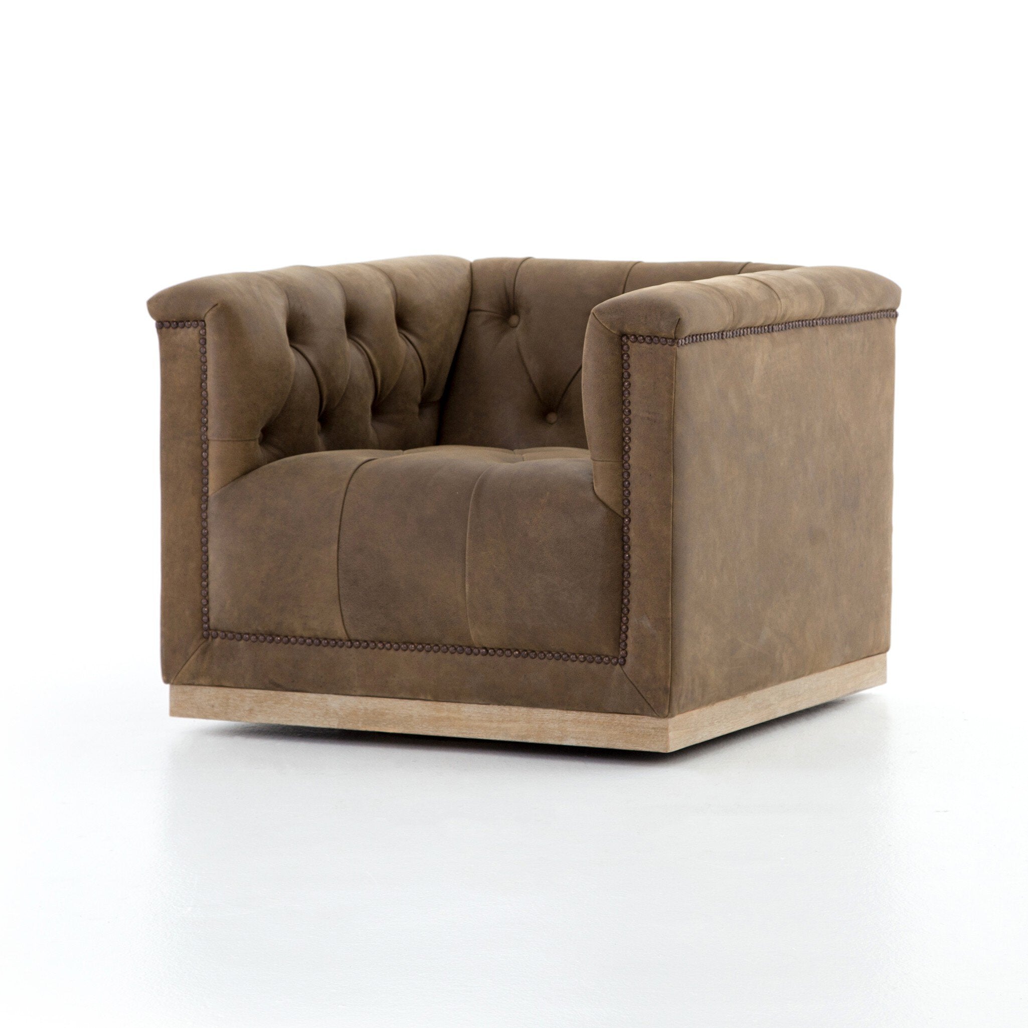 Maxx Swivel Chair - Umber Grey