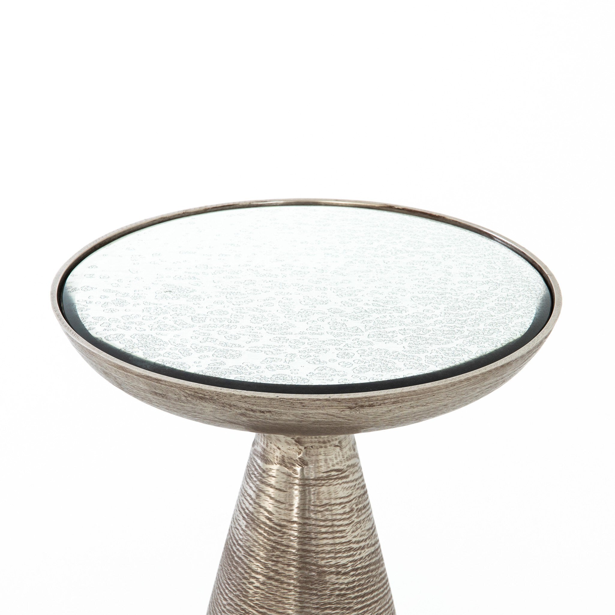 Marlow Mod Pedestal Table - Ash Glass