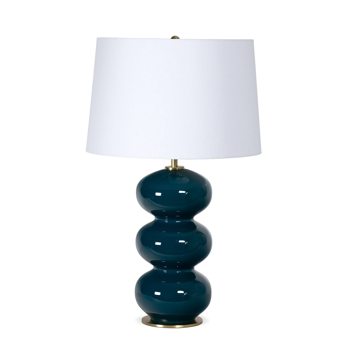 Hewitt Ceramic Table Lamp (Peacock)
