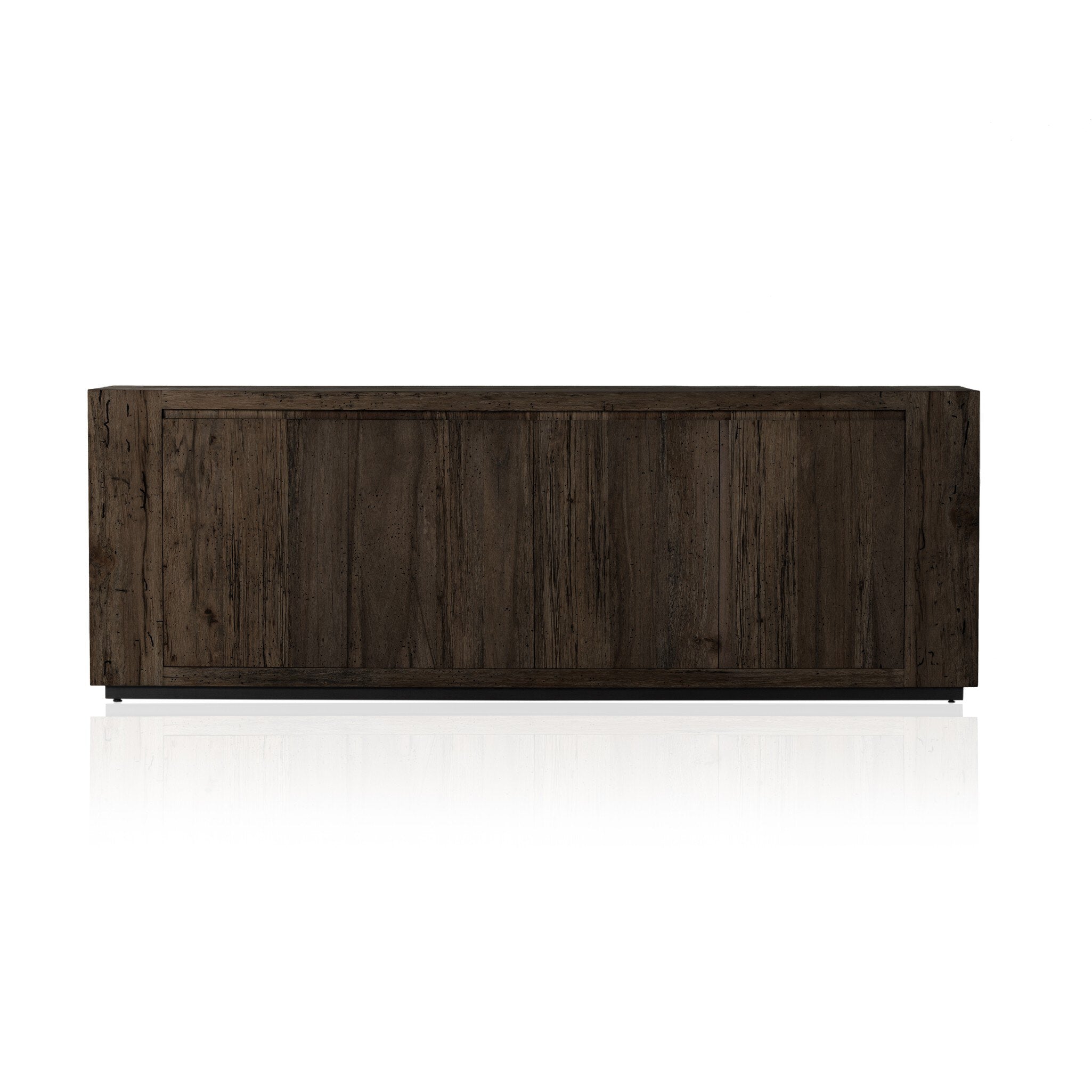 Abaso Sideboard - Ebony Rustic Wormwood Oak