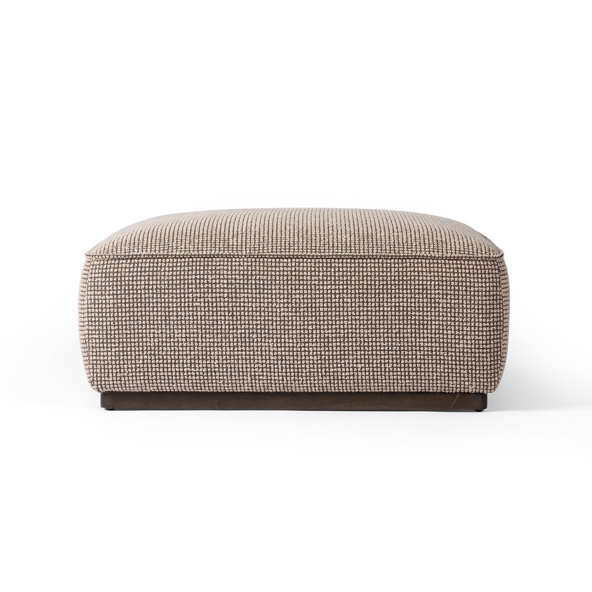 Sinclair Square Ottoman-36" - Barrow Taupe