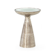 Marlow Mod Pedestal Table - Ash Glass