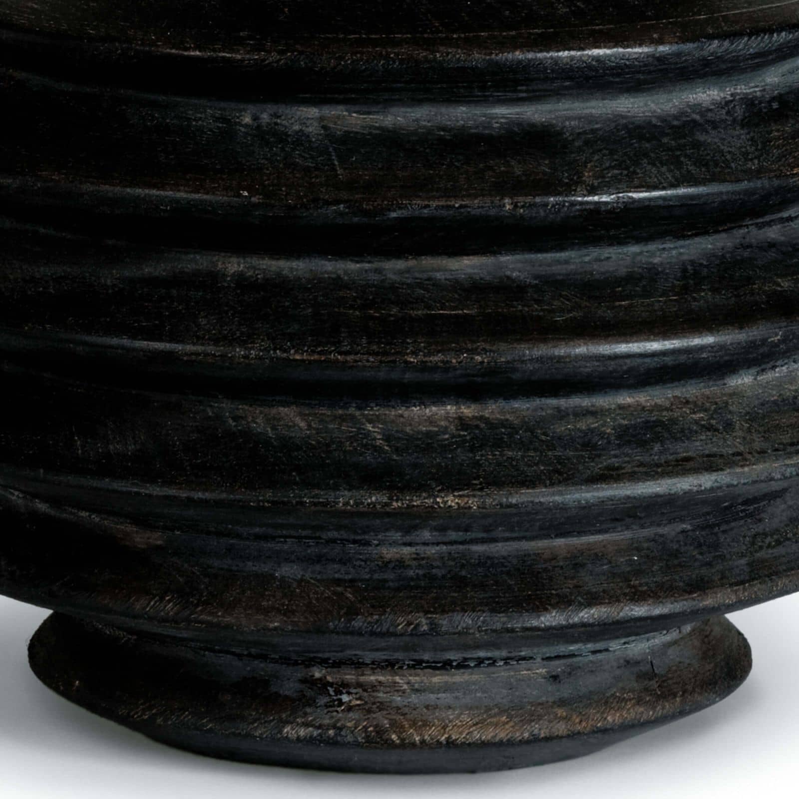 Accordion Table Lamp Round (Ebony)