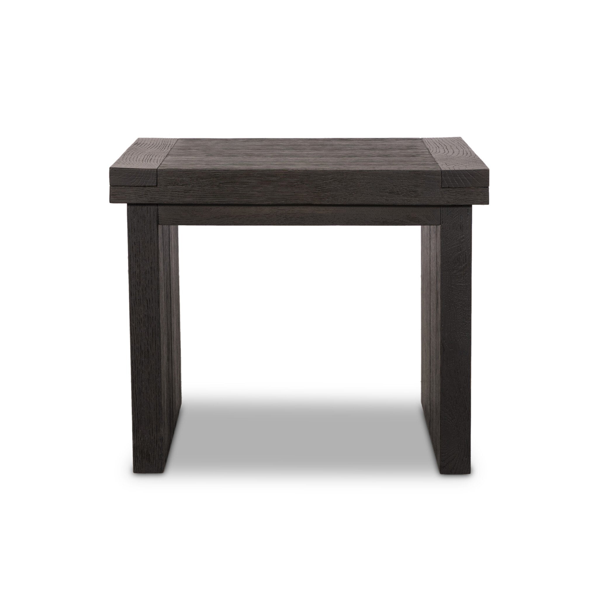 Warby End Table - Worn Black Veneer