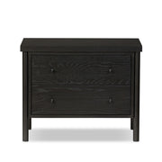 Roark Nightstand - Ebony Oak Veneer
