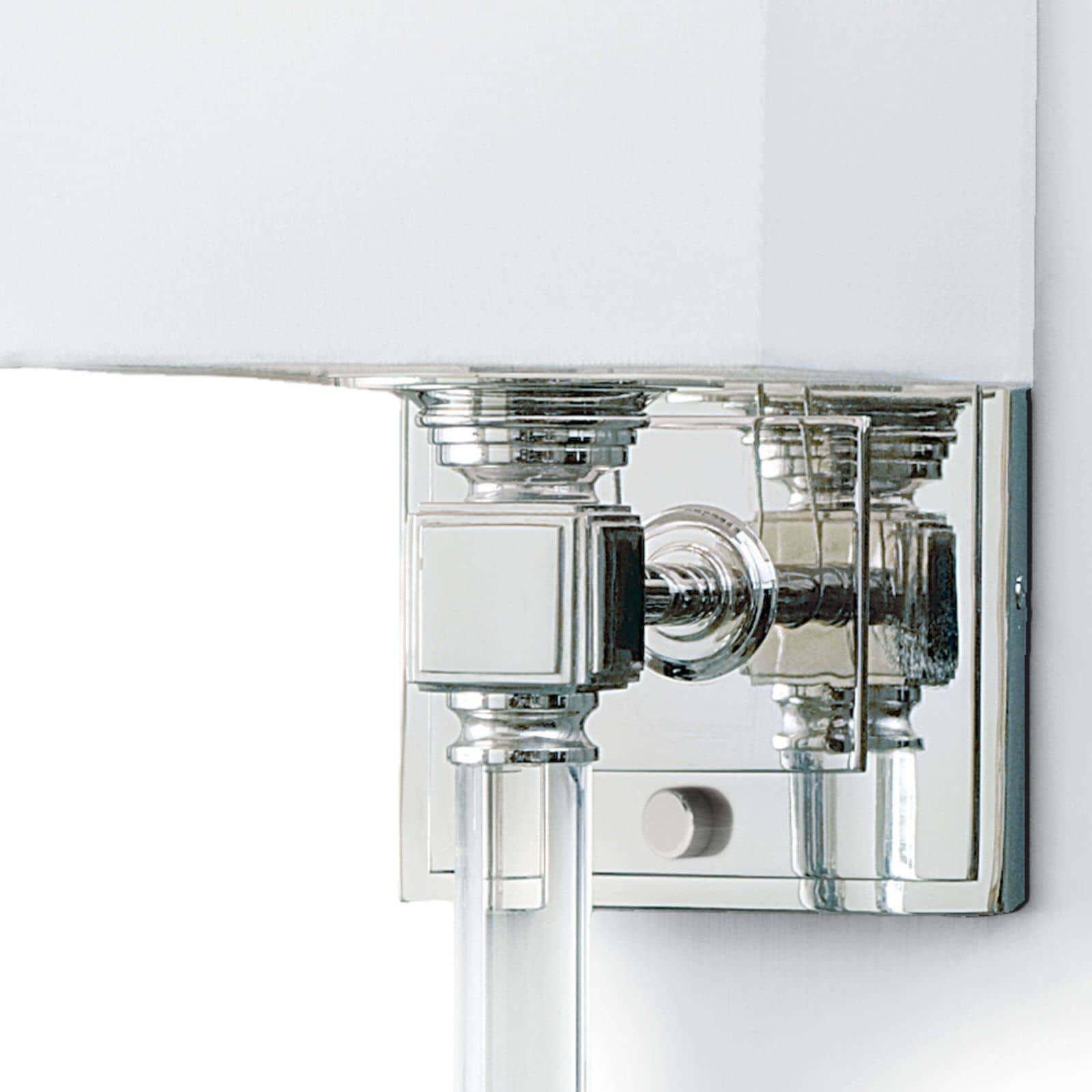 Crystal Tail Sconce (Polished Nickel)