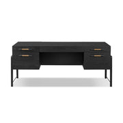 Rosedale Executive Desk - Ebony Oak Veneer