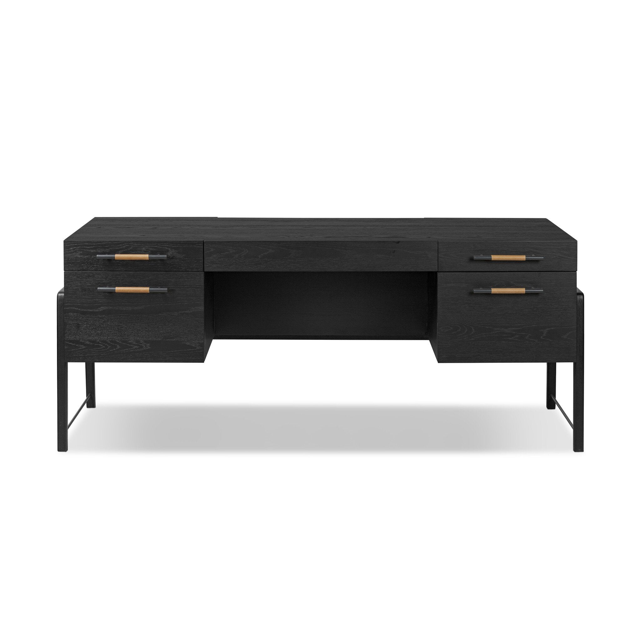 Rosedale Executive Desk - Ebony Oak Veneer