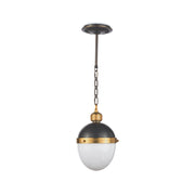 Otis Pendant Small (Blackened Brass and Natural Brass)