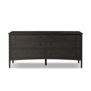Maggie 6 Drawer Dresser - Smoked Black Oak Veneer