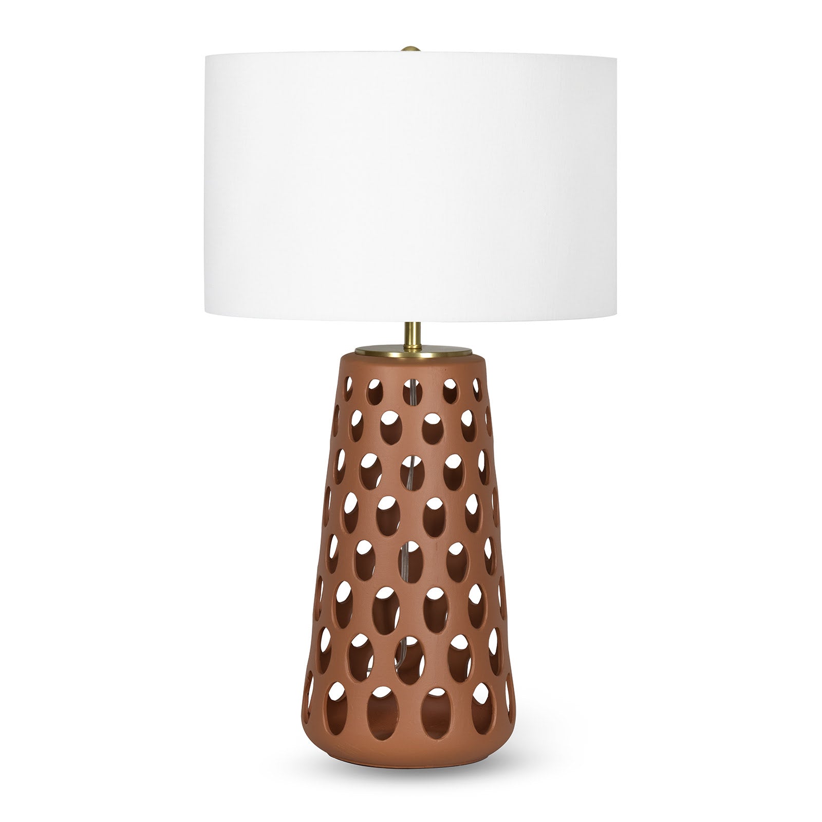 Kelvin Ceramic Table Lamp (Terra Cotta)